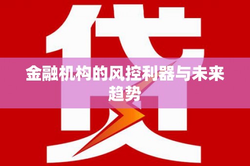 二仑金融机构的风控利器与未来趋势