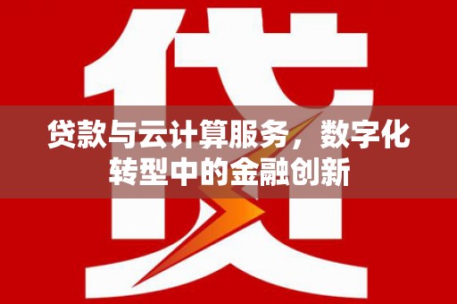 二仑贷款与云计算服务，数字化转型中的金融创新
