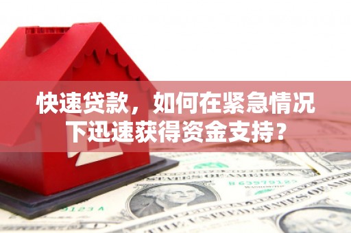 二仑快速贷款，如何在紧急情况下迅速获得资金支持？