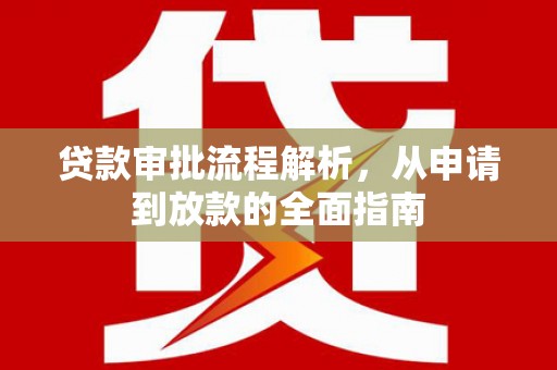 二仑贷款审批流程解析，从申请到放款的全面指南
