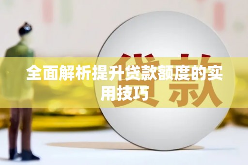 二仑全面解析提升贷款额度的实用技巧