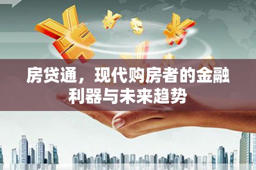 二仑房贷通，现代购房者的金融利器与未来趋势