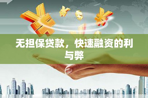 二仑无担保贷款，快速融资的利与弊