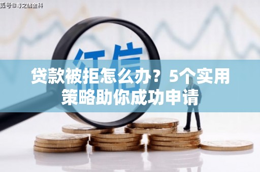 二仑贷款被拒怎么办？5个实用策略助你成功申请