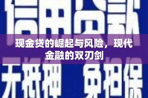 二仑现金贷的崛起与风险，现代金融的双刃剑
