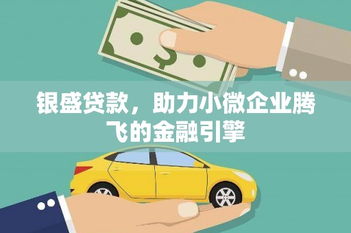 二仑银盛贷款，助力小微企业腾飞的金融引擎