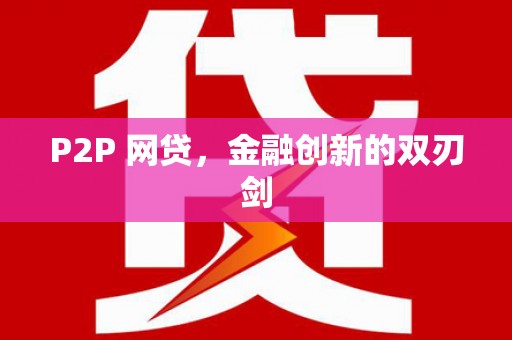 二仑P2P 网贷，金融创新的双刃剑
