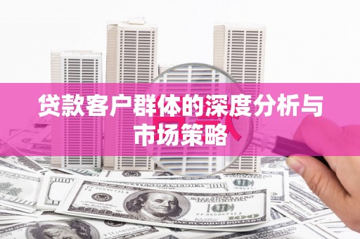 二仑贷款客户群体的深度分析与市场策略