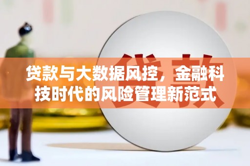 二仑贷款与大数据风控，金融科技时代的风险管理新范式