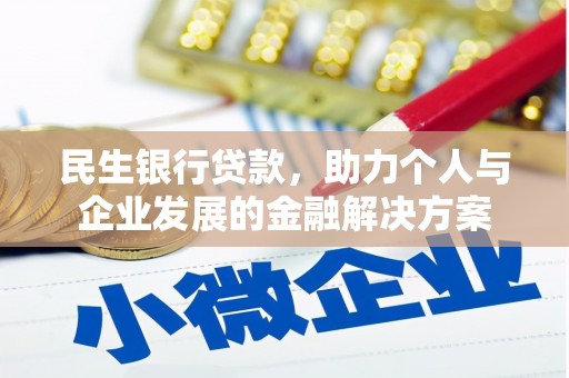 二仑民生银行贷款，助力个人与企业发展的金融解决方案