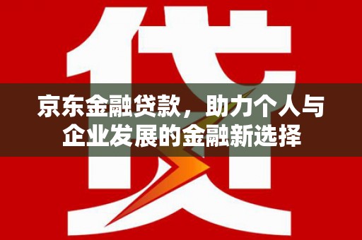 二仑京东金融贷款，助力个人与企业发展的金融新选择