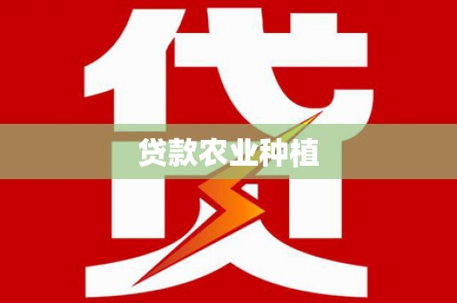 二仑贷款农业种植