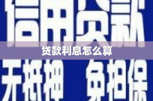 二仑贷款利息怎么算