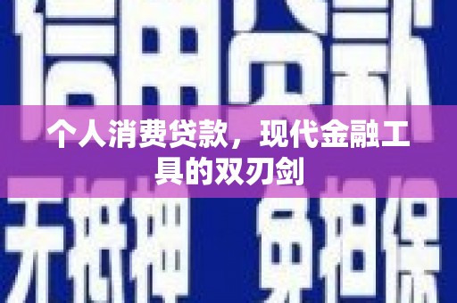 二仑个人消费贷款，现代金融工具的双刃剑