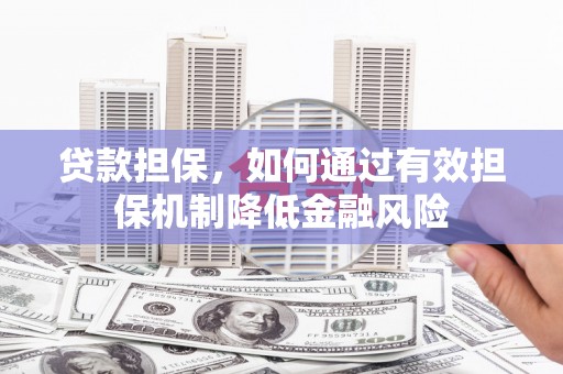 二仑贷款担保，如何通过有效担保机制降低金融风险