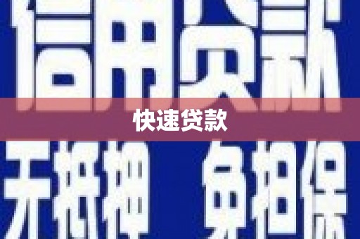 二仑快速贷款