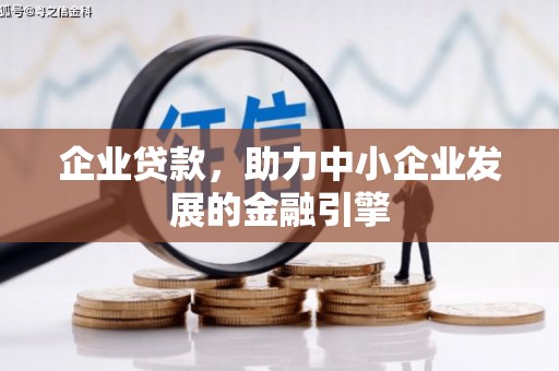 二仑企业贷款，助力中小企业发展的金融引擎
