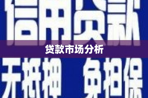 二仑贷款市场分析