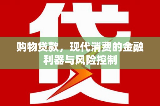 二仑购物贷款，现代消费的金融利器与风险控制
