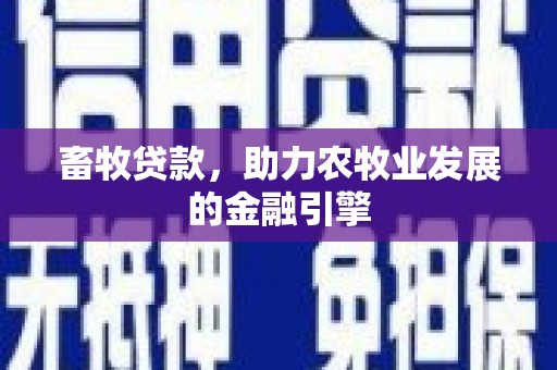 二仑畜牧贷款，助力农牧业发展的金融引擎