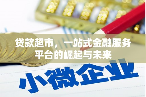 二仑贷款超市，一站式金融服务平台的崛起与未来