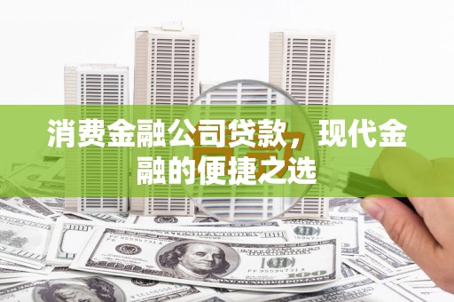 二仑消费金融公司贷款，现代金融的便捷之选