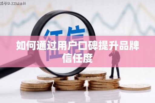 二仑如何通过用户口碑提升品牌信任度
