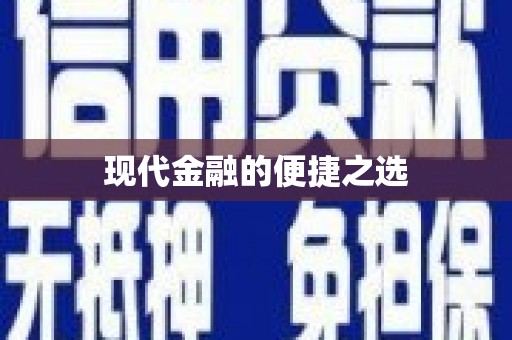 二仑现代金融的便捷之选